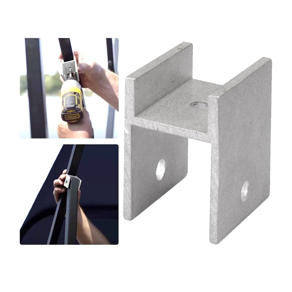 1-1/4" Square Aluminum Jaw Slide Image 2