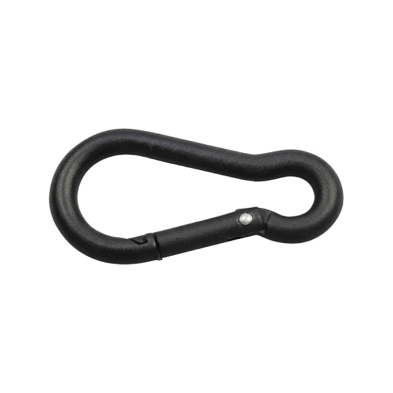 2" Black Polyacetal Carabiner Snap Hook Image 1