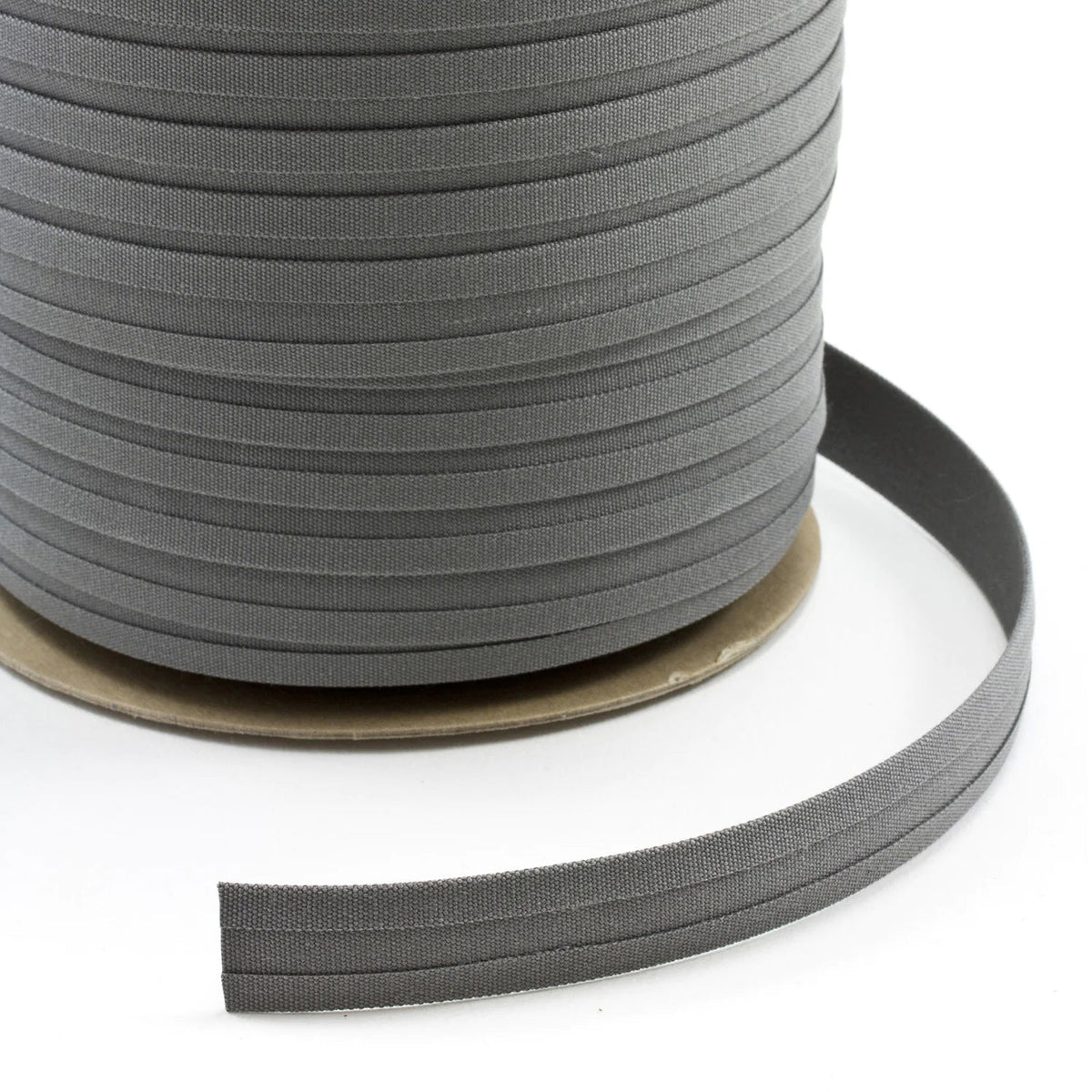 3/4" Sunbrella® Charcoal Gray Straight-Cut Binding Tape Image 1