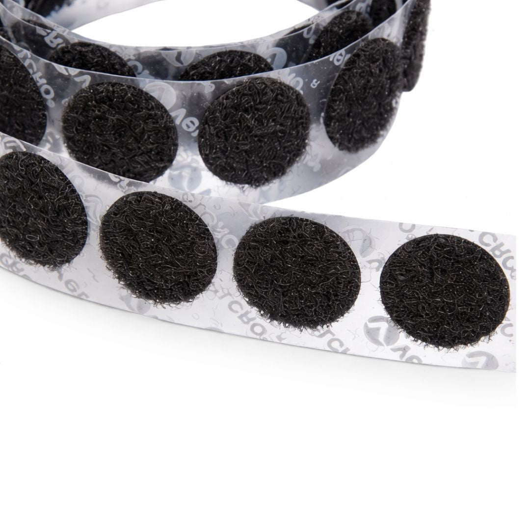 3/4" VELCRO® VELCOIN® Adhesive-Backed Loop Fastener Image 1