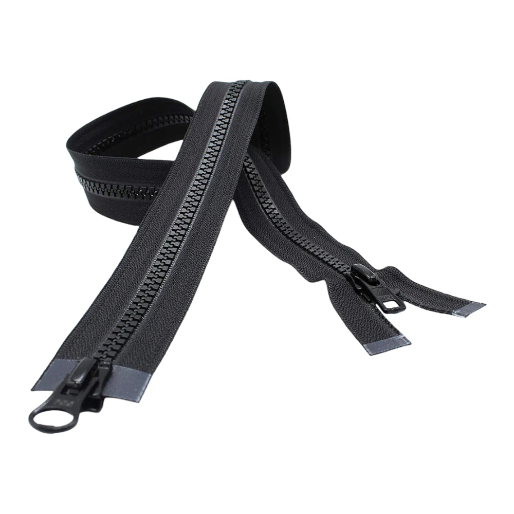 34" #10 Molded Tooth Two-Way Separating Zipper Image 1
