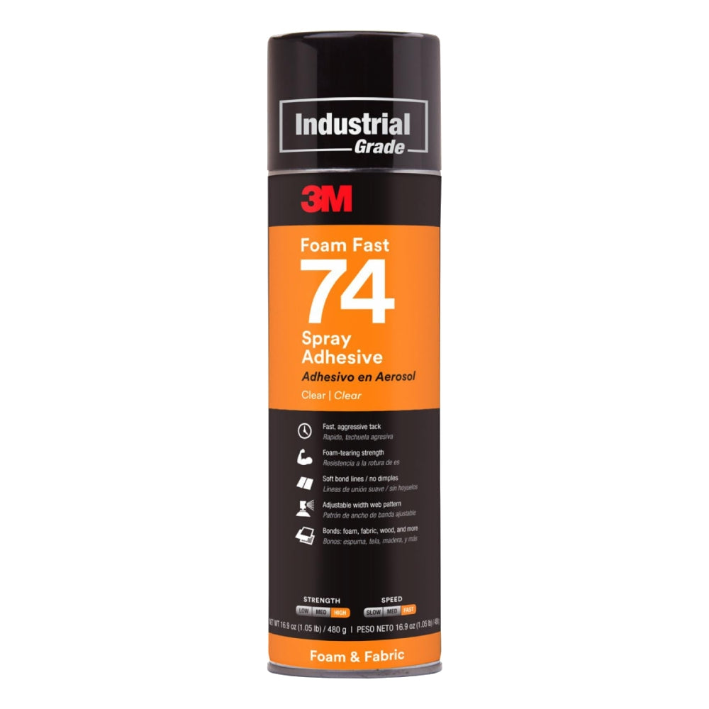 3M™ 74 Foam Fast Spray Adhesive (16.9 oz) Image 1