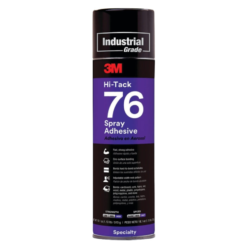 3M™ 76 Hi-Tack Spray Adhesive (18.1 oz) Image 1