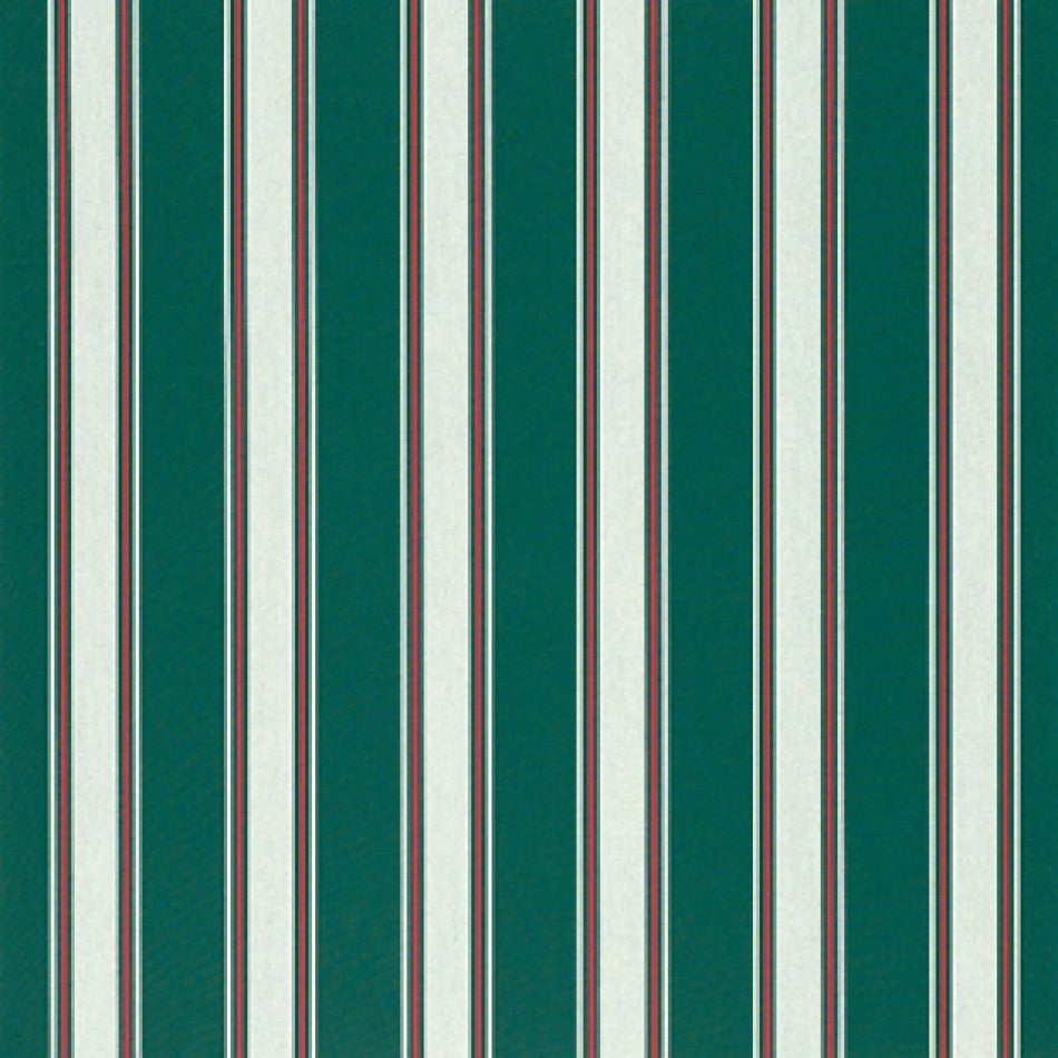 46" Sunbrella® Forest Green Fancy (4790-0000) Awning/Marine Fabric Image 1