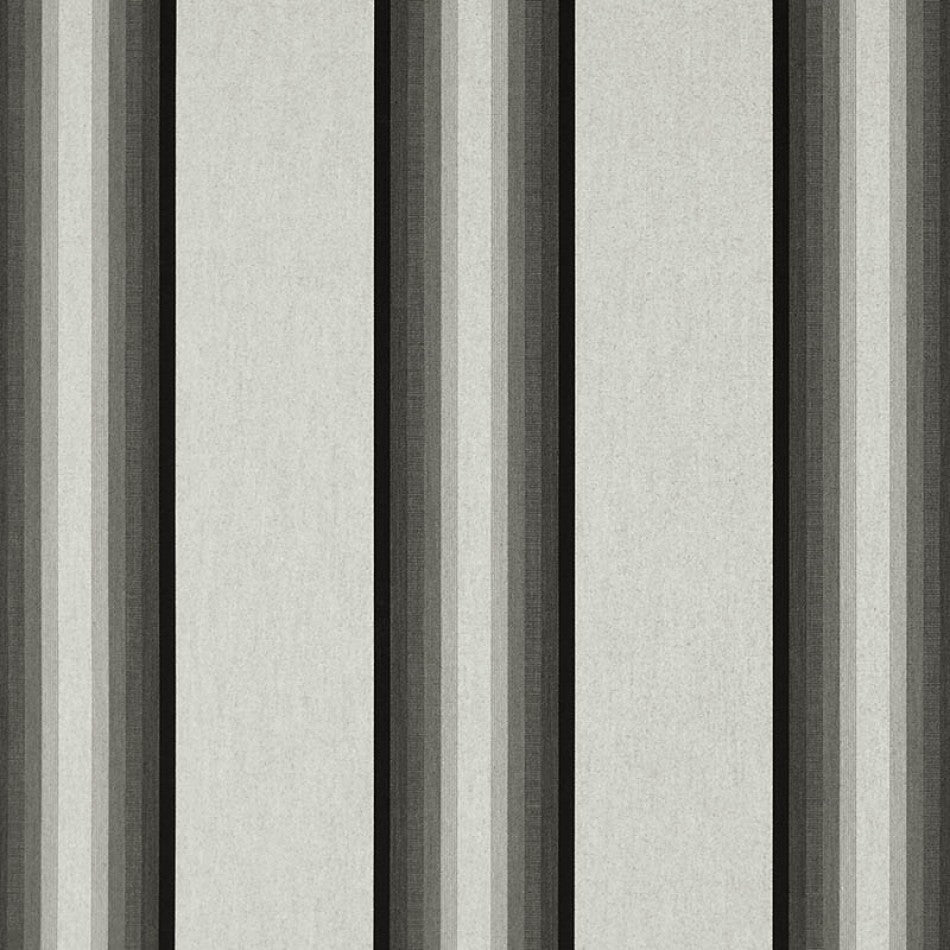 46" Sunbrella® Grey/Black/White (4799-0000) Awning/Marine Fabric Image 1