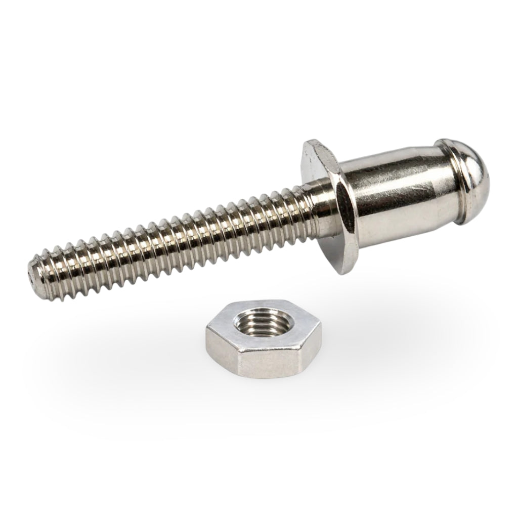 5/8" DOT® Lift-the-DOT® Three-Way Locking Fastener Machine Screw Stud with Nut Image 2