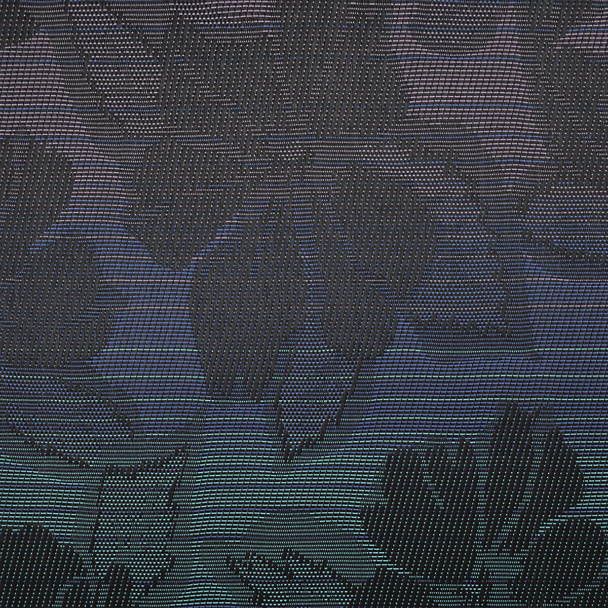 54" Phifertex® Jacquard Wild Orchid Black Vinyl Mesh Fabric swatch
