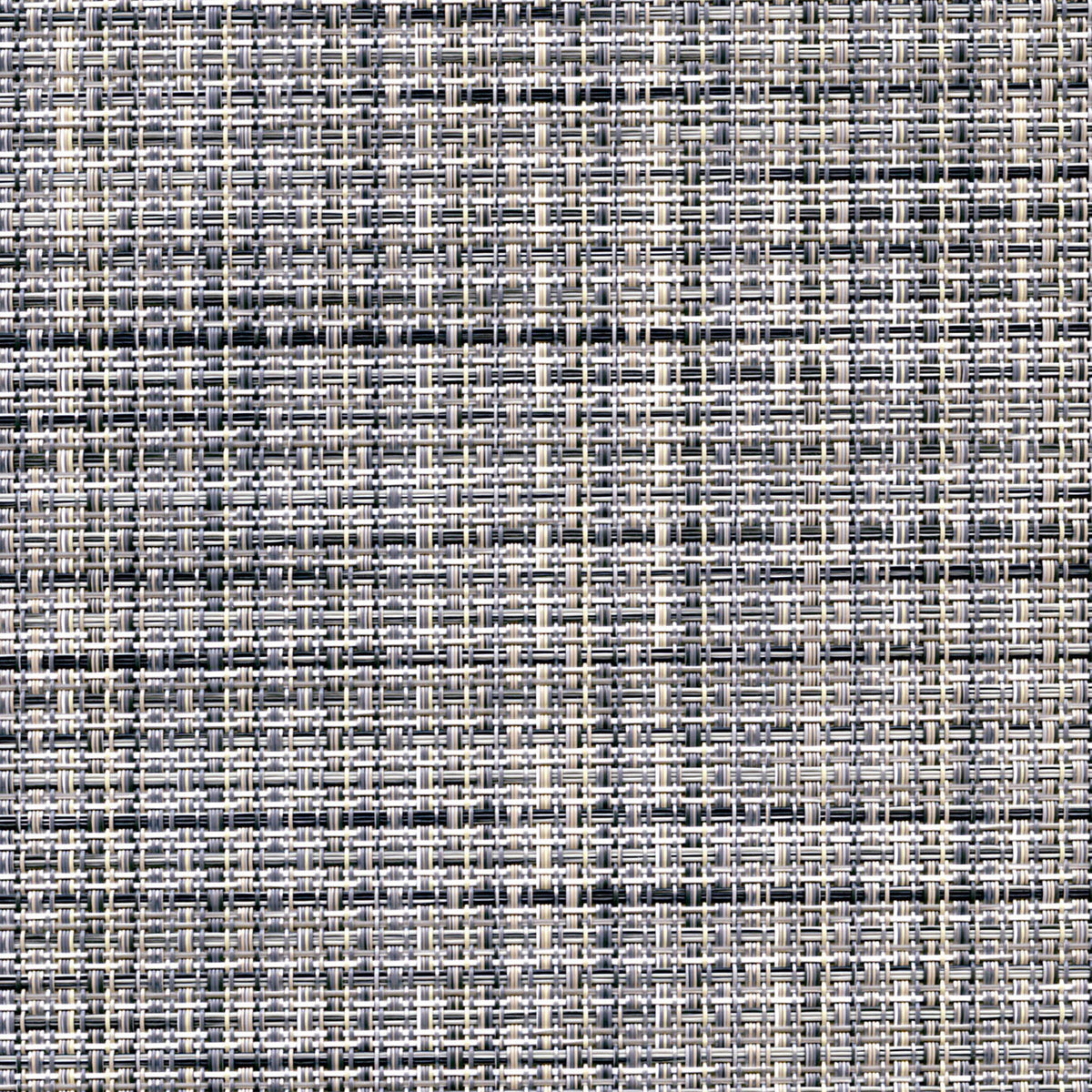 54" Phifertex® Wicker Weave Gannon Granite Vinyl Mesh Fabric swatch