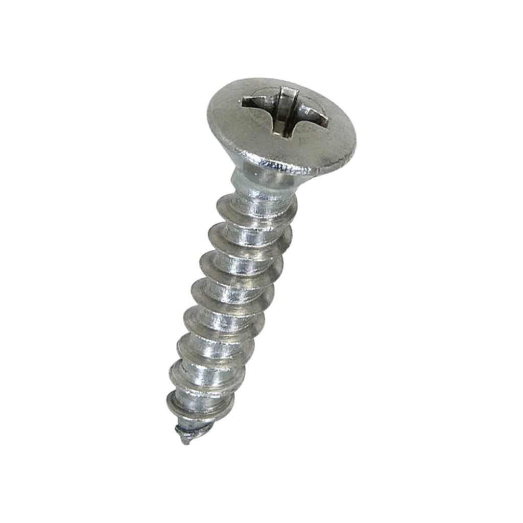 #6 Stainless Steel Phillips Oval Head Screw Image 1