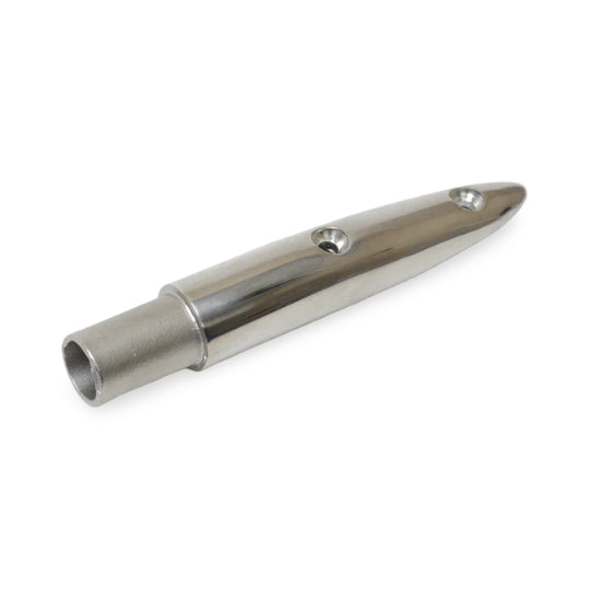 7/8" Stainless Steel 5.5° Grab Rail End Image 2