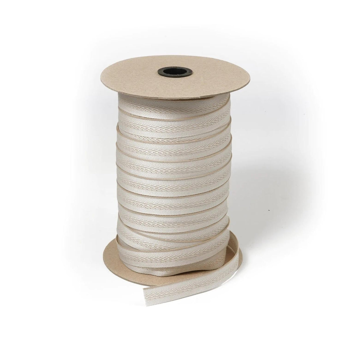 7/8" Sunbrella® Oyster Centerfold Binding Tape Image 1