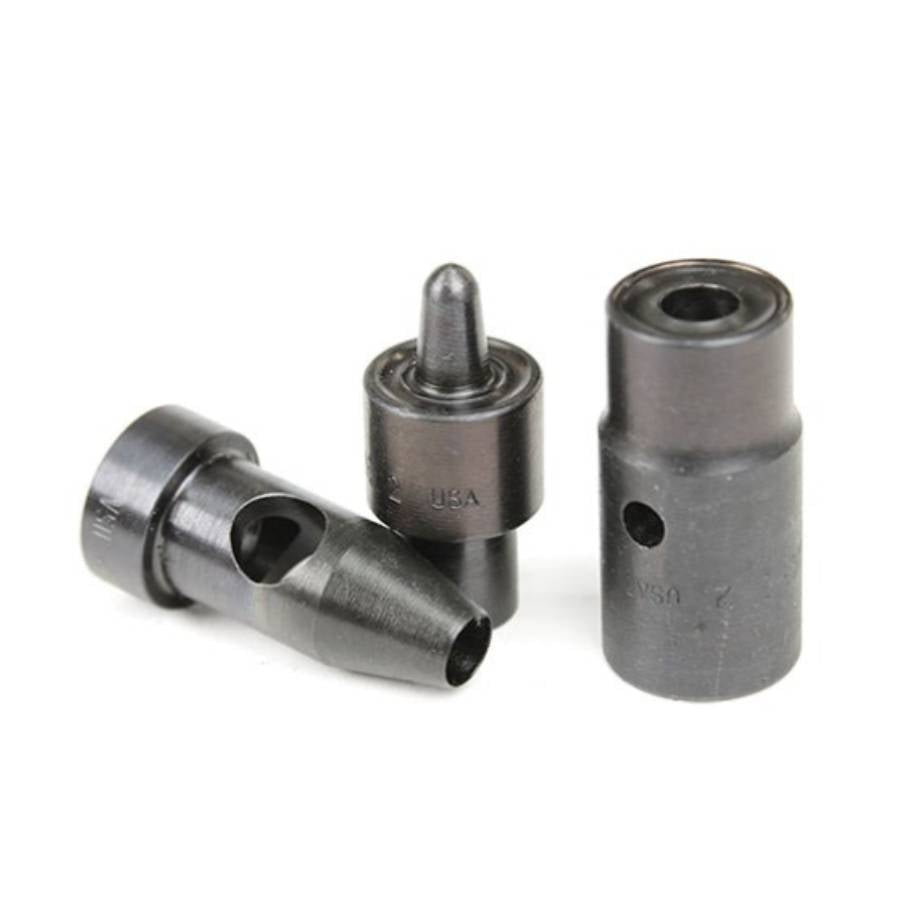 9/32" (#1) Plain Rim Grommet Die Set for W-1 Hand Press Machine Image 1
