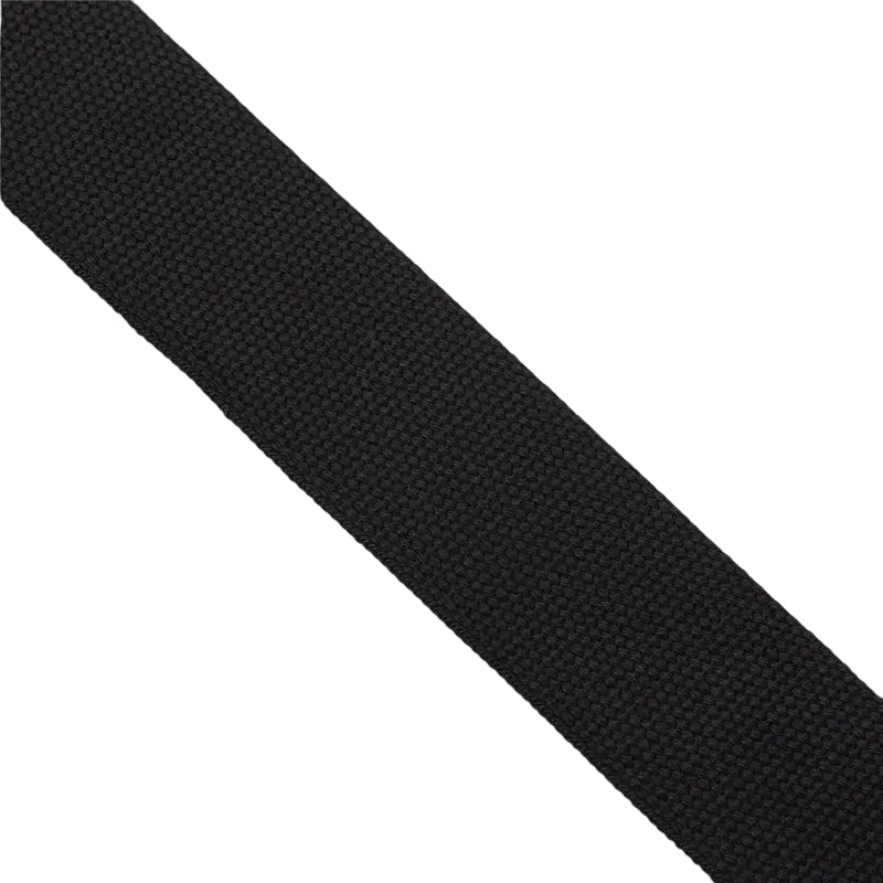Black Cotton Webbing (2.1 mm) Image 1