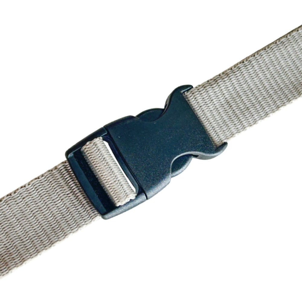 Black Euro-Style Camber Single Adjustable Side Release Webbing Buckle Image 3