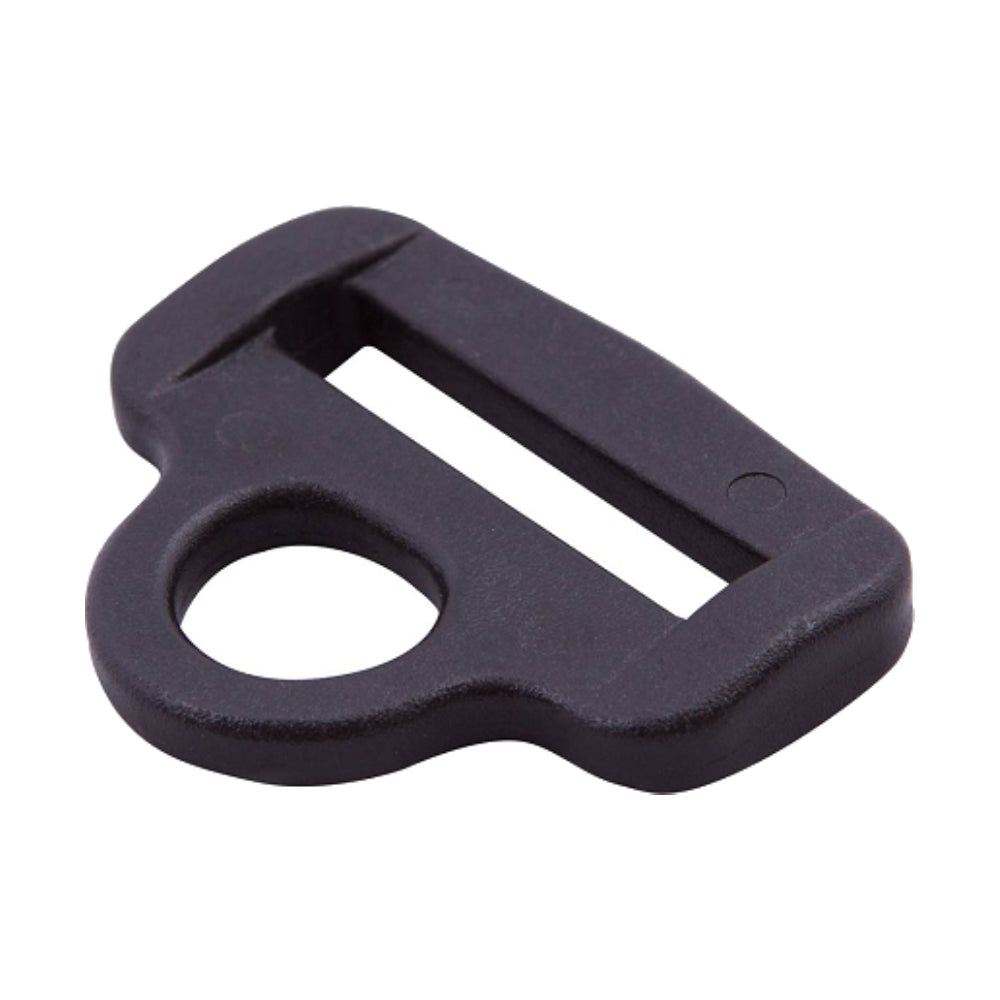 Black Nylon Snap Hook Webbing Loop Image 1