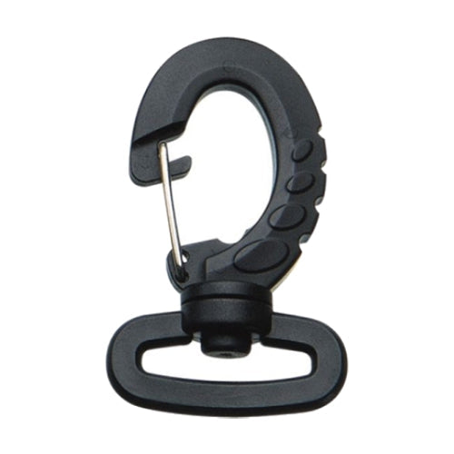 Black Polyacetal Swivel Spring Snap Hook Image 1