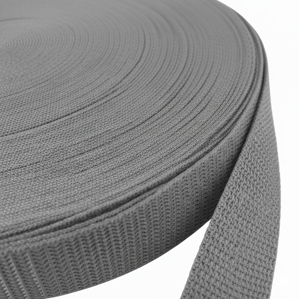 Dark Gray Polypropylene Webbing (1.35 mm) Image 1