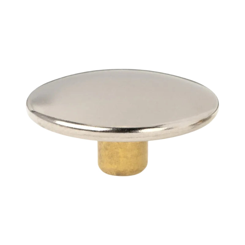 DOT® Line 24 (5/8") Nickel-Plated Brass Snap Fastener Dome Image 1
