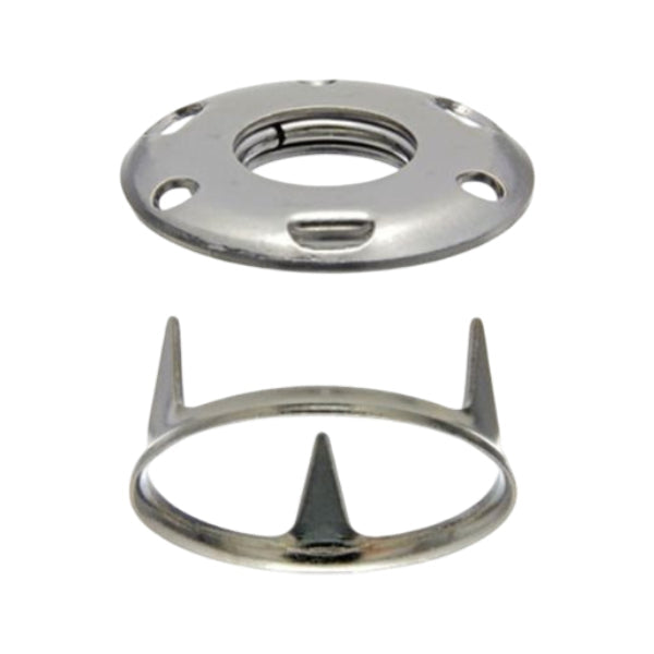 DOT® Nickel-Plated Brass Carpet Snap Set (Ring & Socket) Image 1