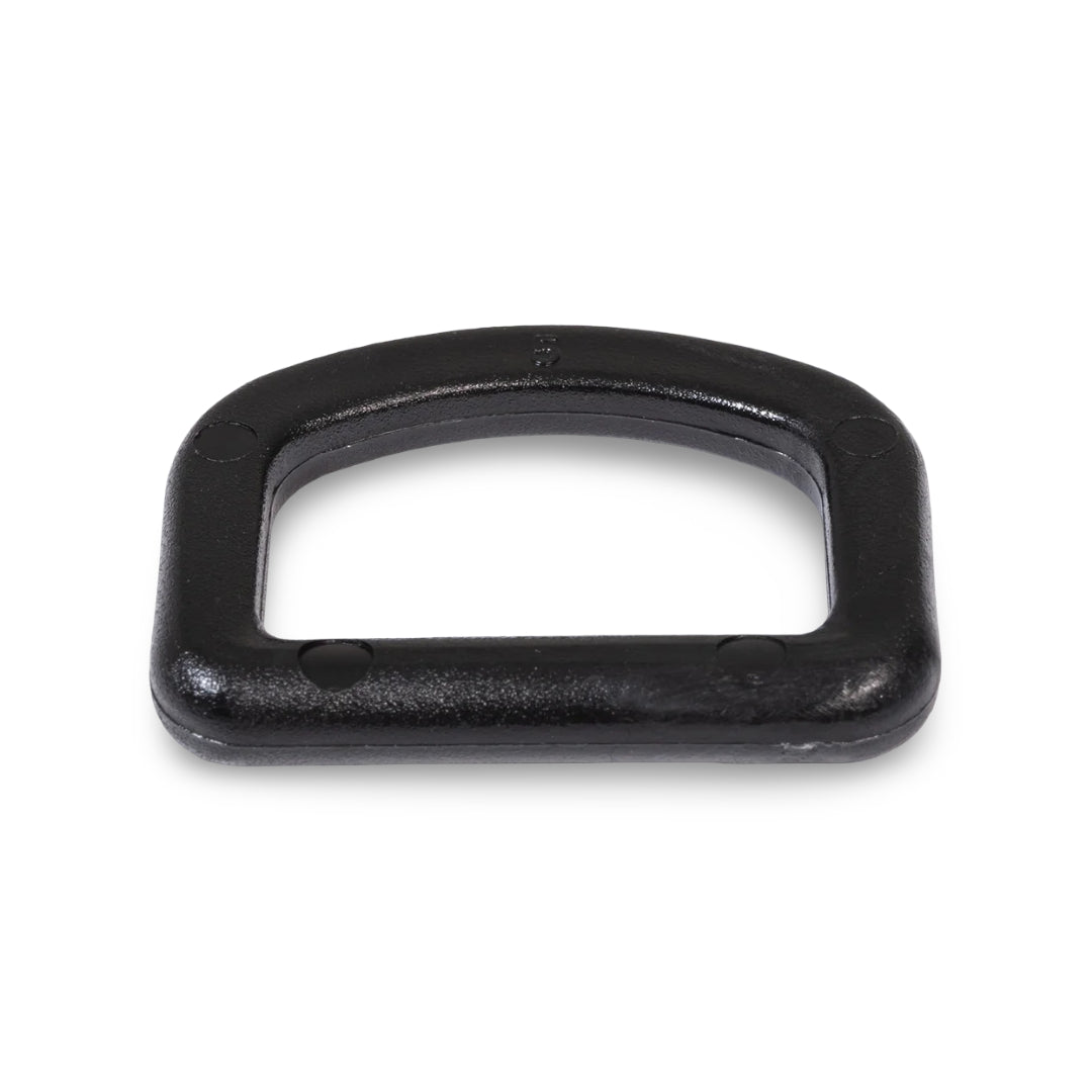 Heavy-Duty Black Acetal Classic D-Ring Image 1