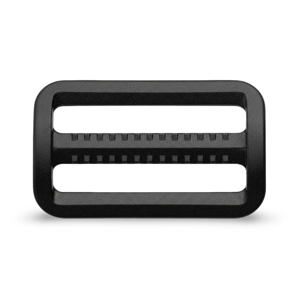 Heavy-Duty Black Acetal Standard 3-Bar Webbing Slide Image 1