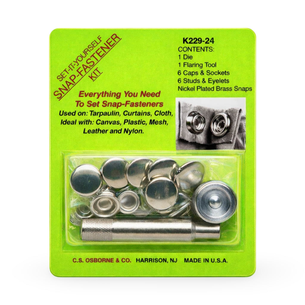 K229-24 "Set-It-Yourself" Line 24 (5/8") Snap Fastener Kit Image 1