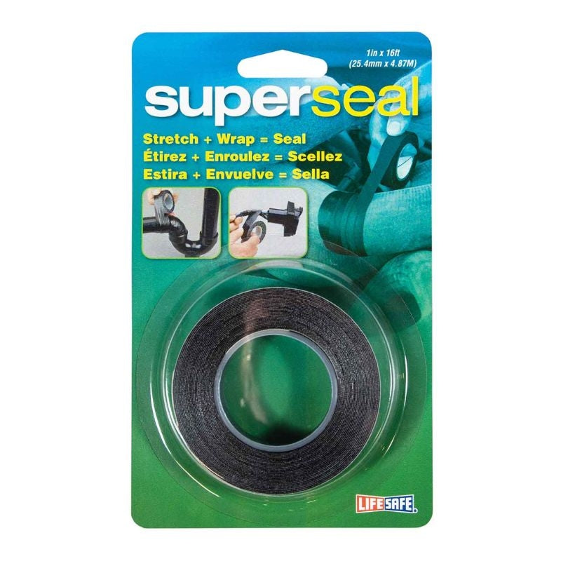 LifeSafe® Black Super Seal Tape Image 1