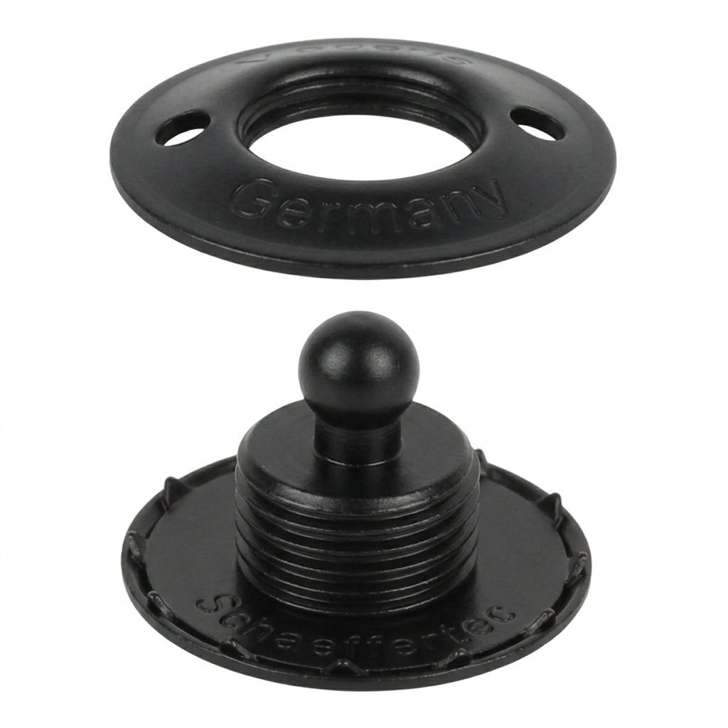 LOXX® "Pull-It-Up" Fastener Black Brass Canvas Stud Image 2