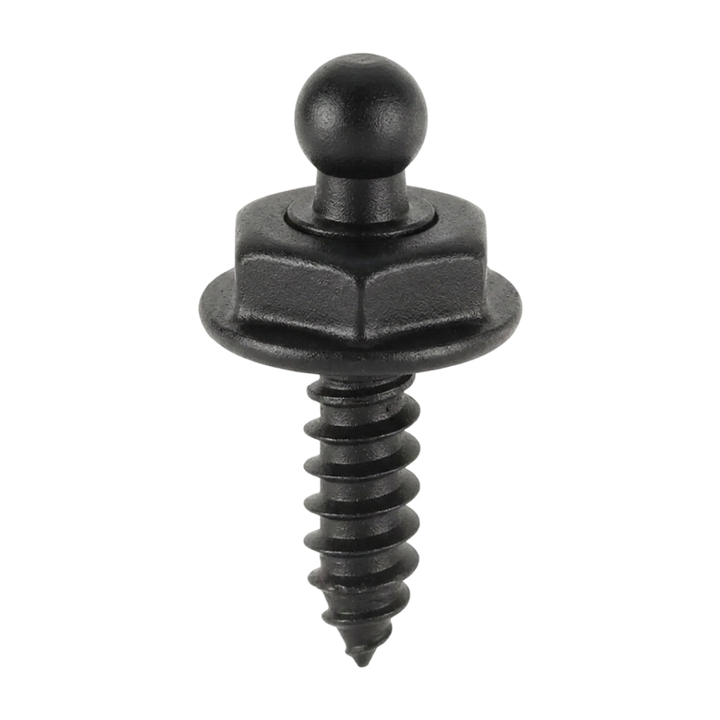 LOXX® "Pull-It-Up" Fastener Black Brass Wood Screw Stud Image 1