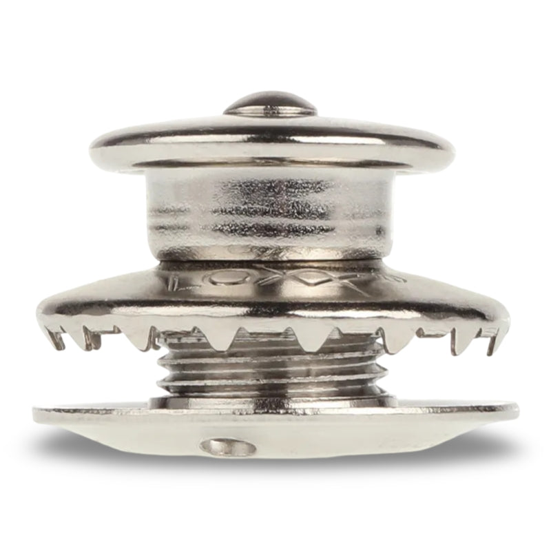 LOXX® "Pull-It-Up" Fastener Chrome-Plated Brass Large Head Button Image 3