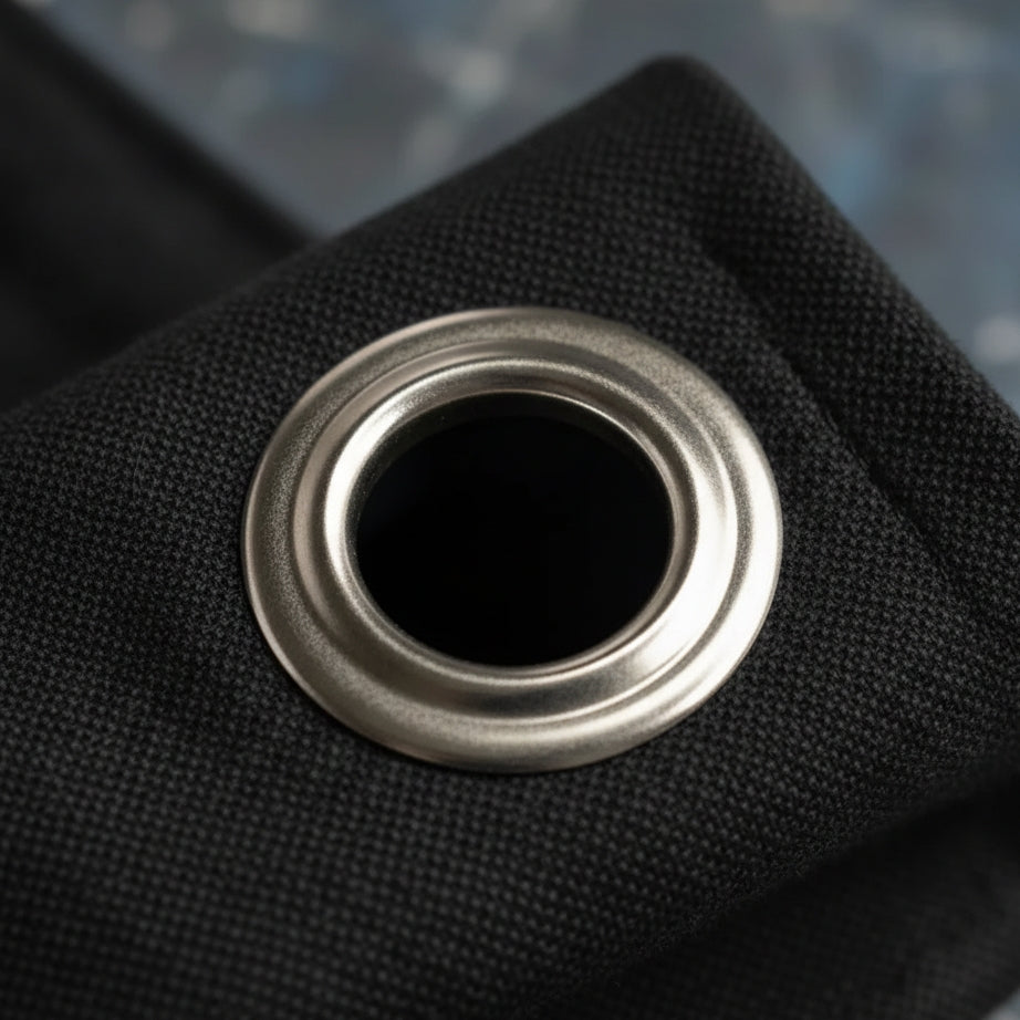 N1-3 7/16" (#3) Nickel-Plated Brass Plain Rim (Sheet) Grommet Image 2