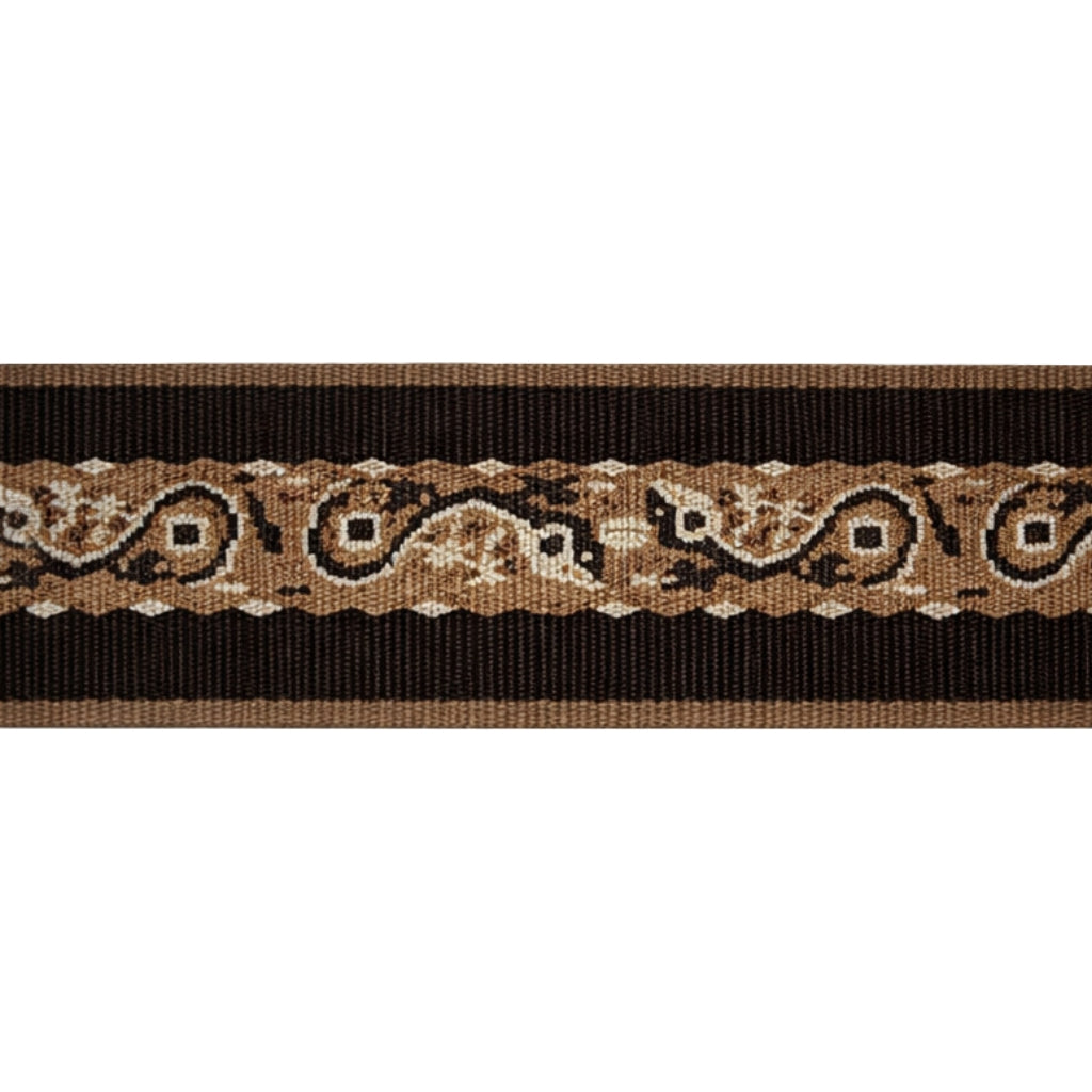 "Tan Gecko" Polyester Tubular Jacquard Webbing Image 1