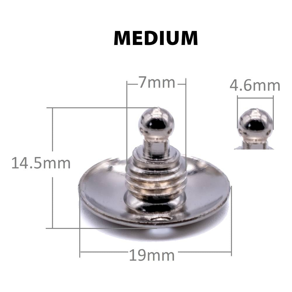 TENAX® Self-Locking Fastener Nickel-Plated Brass Canvas Peg Image 4