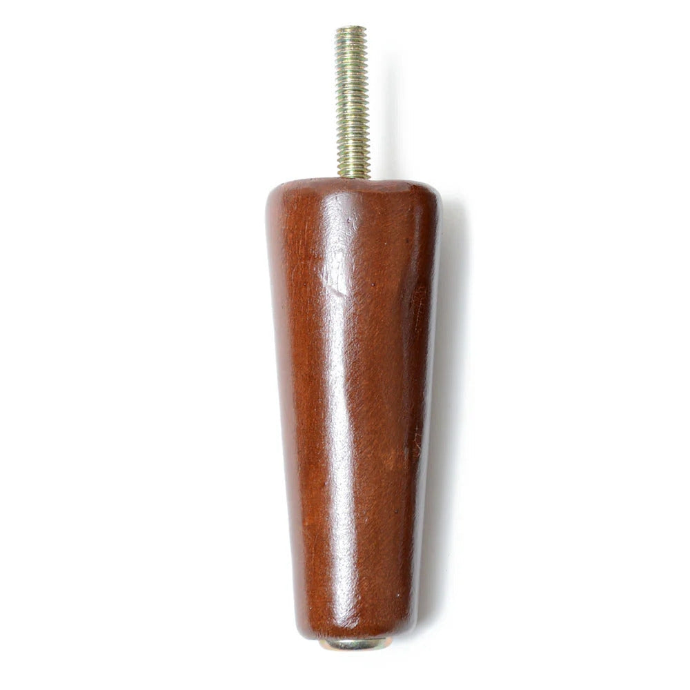 Walnut Round Tapered Furniture Leg Image 1