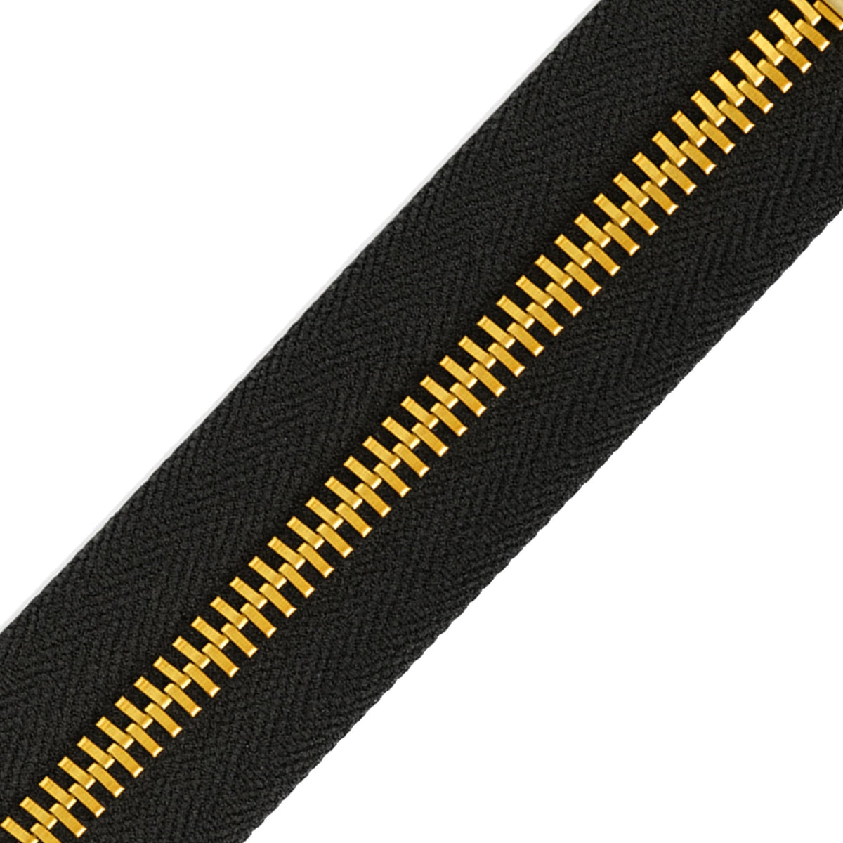 YKK® #10 Brass Zipper Chain Image 2