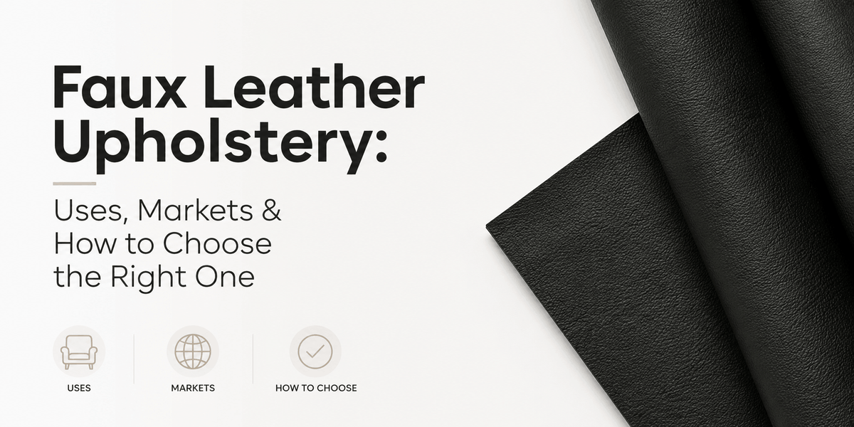Faux Leather Upholstery: Uses, Markets & How to Choose the Right One