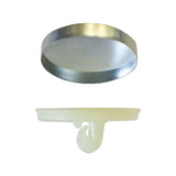 1-1/8" (#45) Upholstery Button Nylon Hook Back Image 2