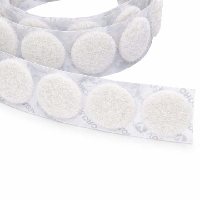 1/2" VELCRO® VELCOIN® Adhesive-Backed Loop Fastener Image 1