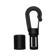 1/4" (#8) Black Plastic Shock Cord Hook Image 1