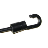 1/4" (#8) Black Plastic Tongueless Shock Cord Hook Image 2
