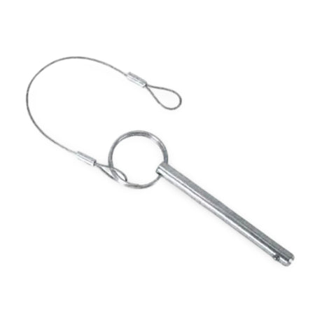 1/4" Stainless Steel Extra-Long Quick-Release Pin with Lanyard Image 1