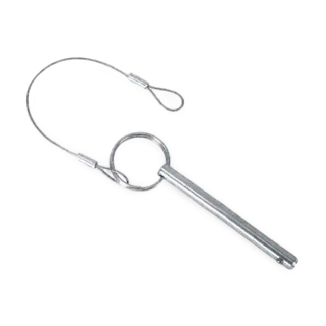 1/4" Stainless Steel Extra-Long Quick-Release Pin with Lanyard Image 1