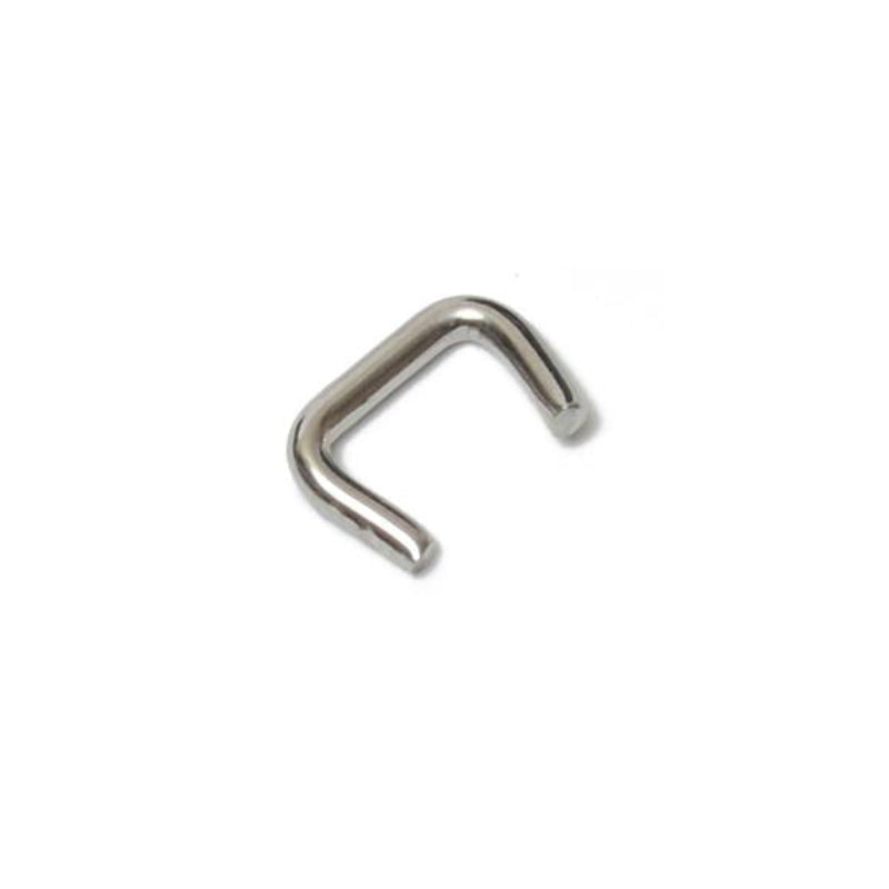 1/8" (#4) to 3/16 (#6) Stainless Steel Shock Cord Hog Ring Clamps Image 1
