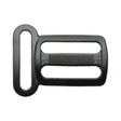 1" Black Acetal 3-Bar Webbing Slide with Loop Image 1