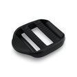1" Black Acetal Dual Ladder Lock Buckle Image 1