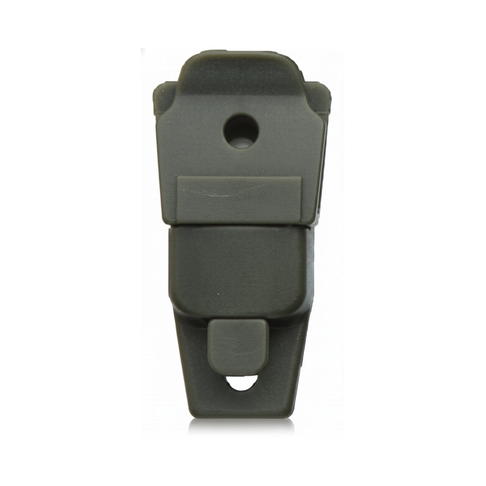 1" Black Mountable Center Release Webbing Buckle Image 1