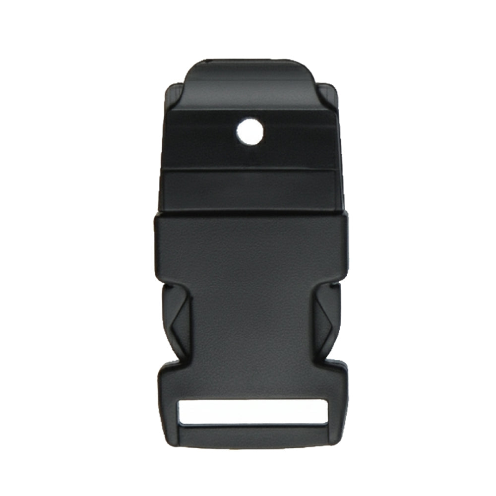 1" Black Mountable Side Release Webbing Buckle Image 1