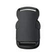 1" Black Slimline Single Adjustable Side Release Webbing Buckle Image 1