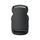 1" Black Slimline Single Adjustable Side Release Webbing Buckle Image 1