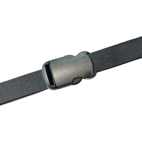 1" Black Slimline Single Adjustable Side Release Webbing Buckle Image 2